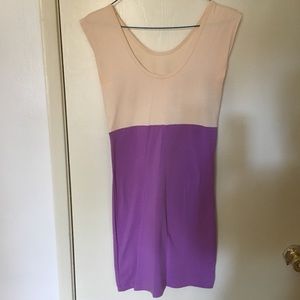 American Appeal Nude & Lavender Dress